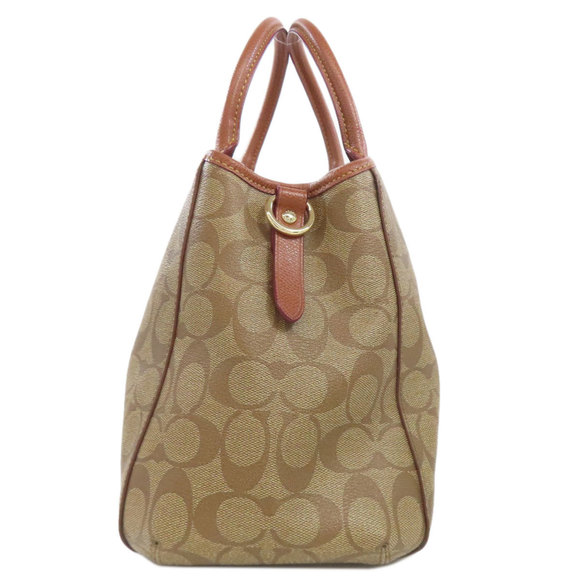 Coach F34608 Signature Handbag PVC Women's COACH - Picture 3 of 10